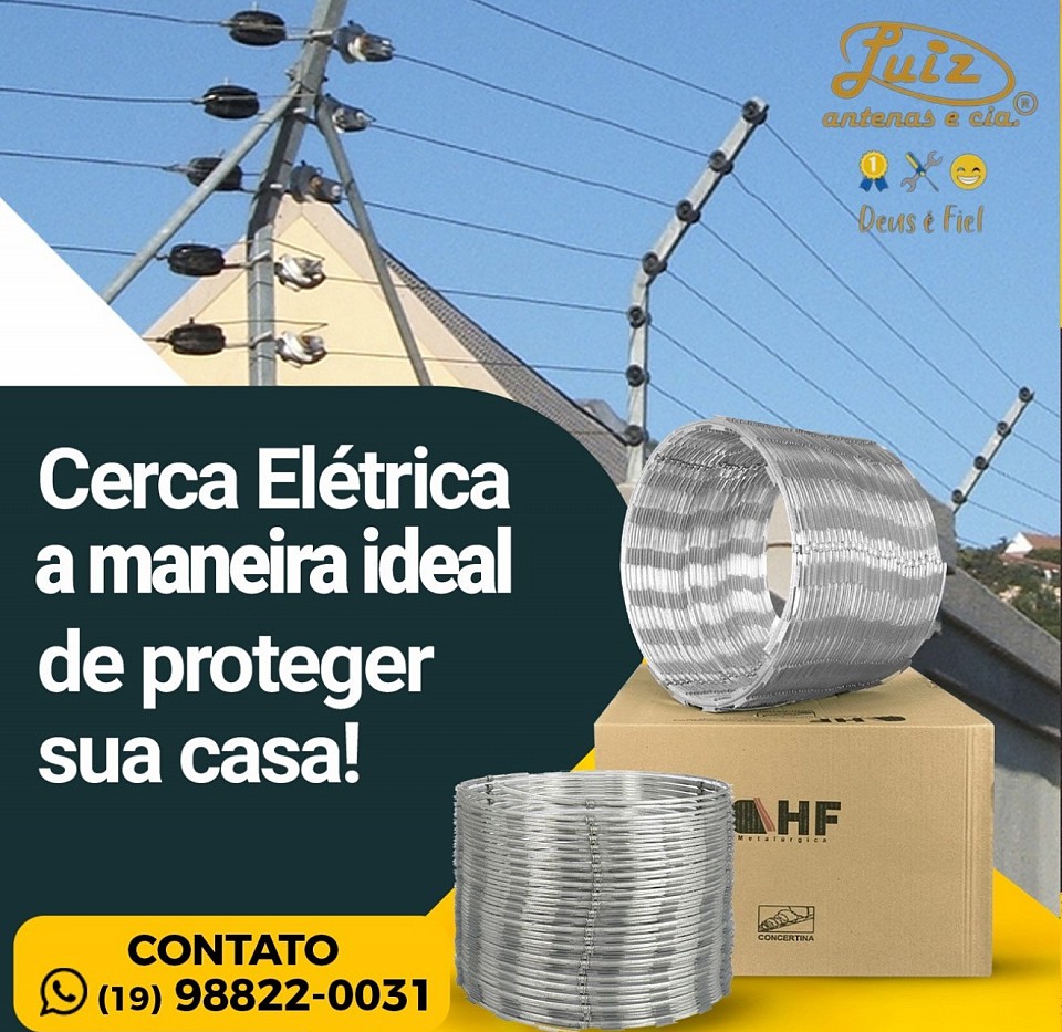 Híbrida (cerca elétrica e concertina)